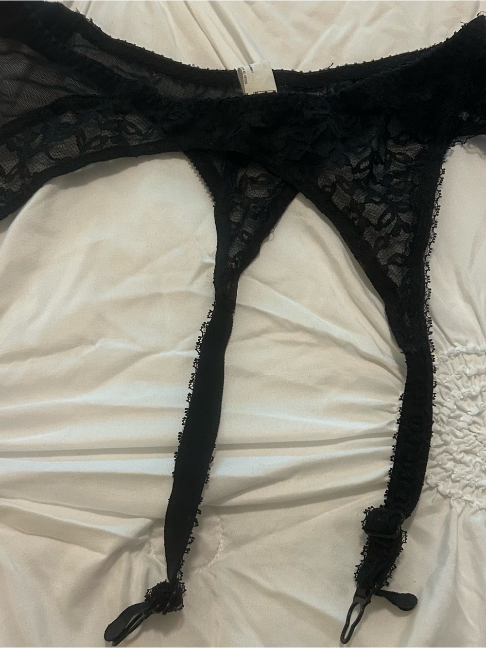 Black Lace Garter Belt - Women Intimates